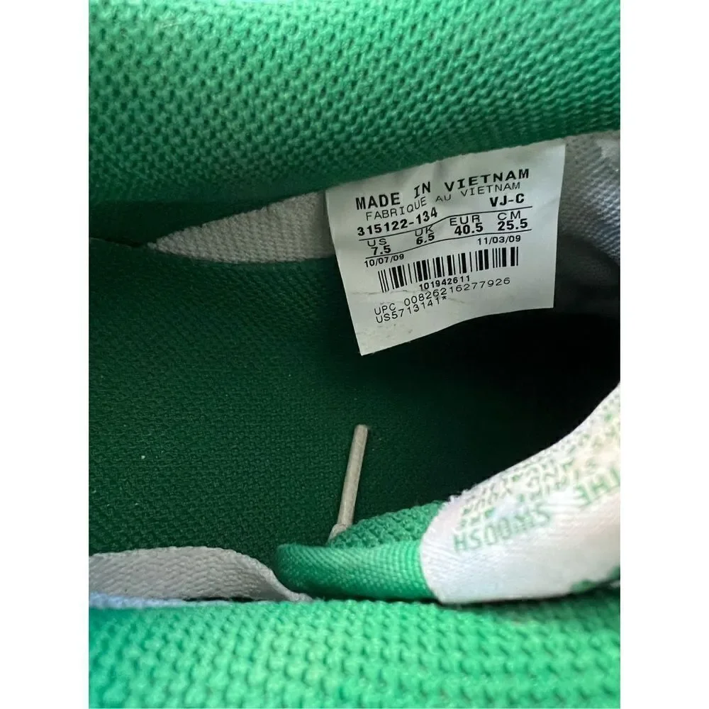 Nike Air Force 1 '07 Pine Green White Men Size 7.5 SKU 315122-134 2009